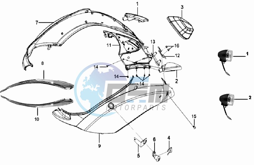 COWLING / TAIL LIGHT