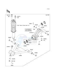 KAF 620 M [MULE 4010 4X4] (M9F) MAF drawing FRONT SUSPENSION