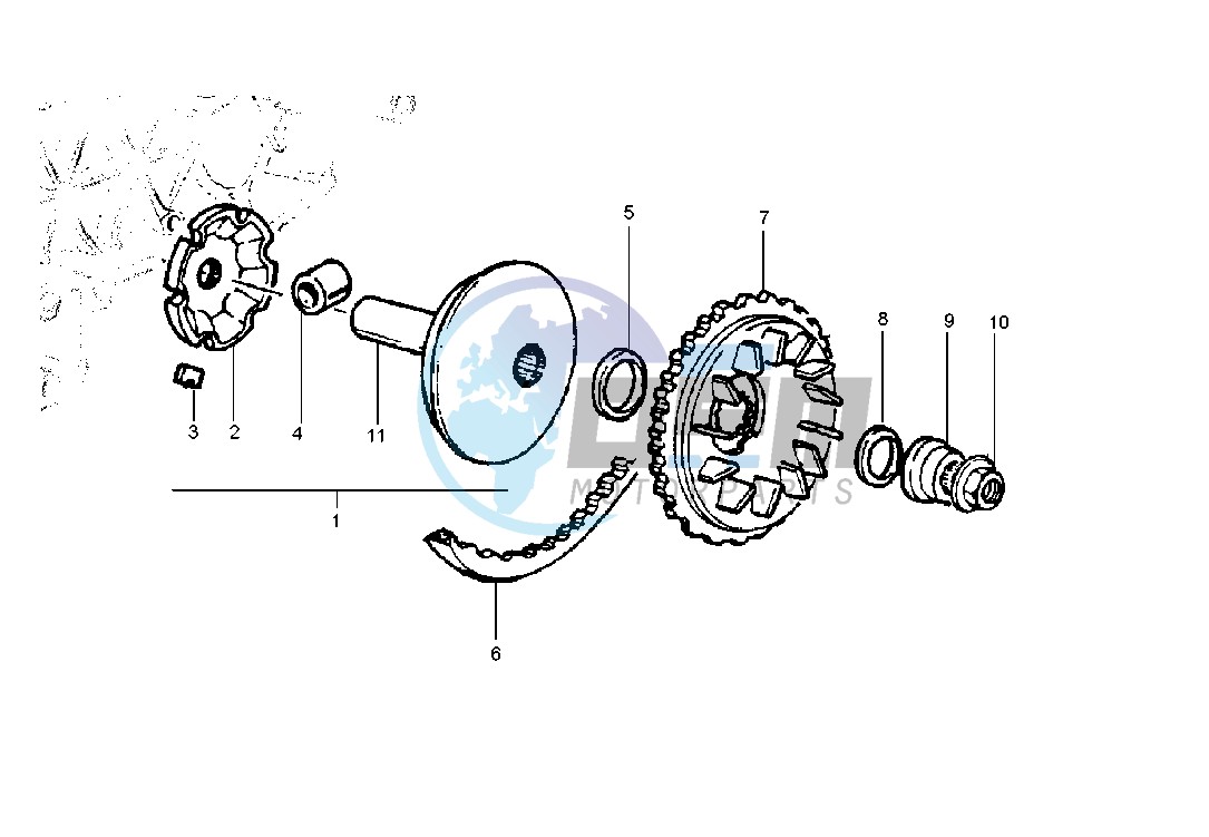 Driving pulley - Belt