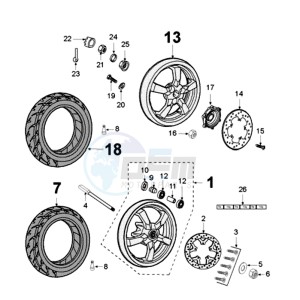 GEOPOLIS 250 drawing WHEELS