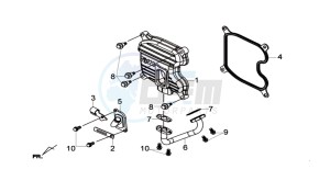 GTS 300i 2012 drawing CYLINDER HEAD COVER