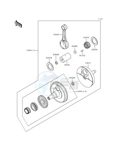 KLX 650 A [KLX650R] (A1-A3) [KLX650R] drawing CRANKSHAFT