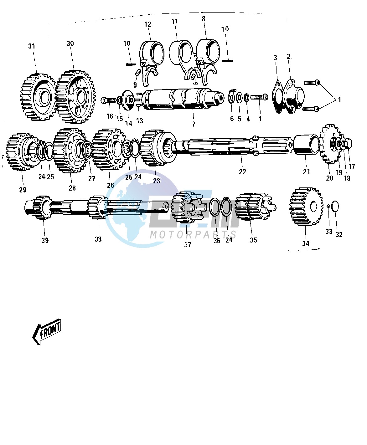 TRANSMISSION_CHANGE DRUM -- 72-73 G5-A- -