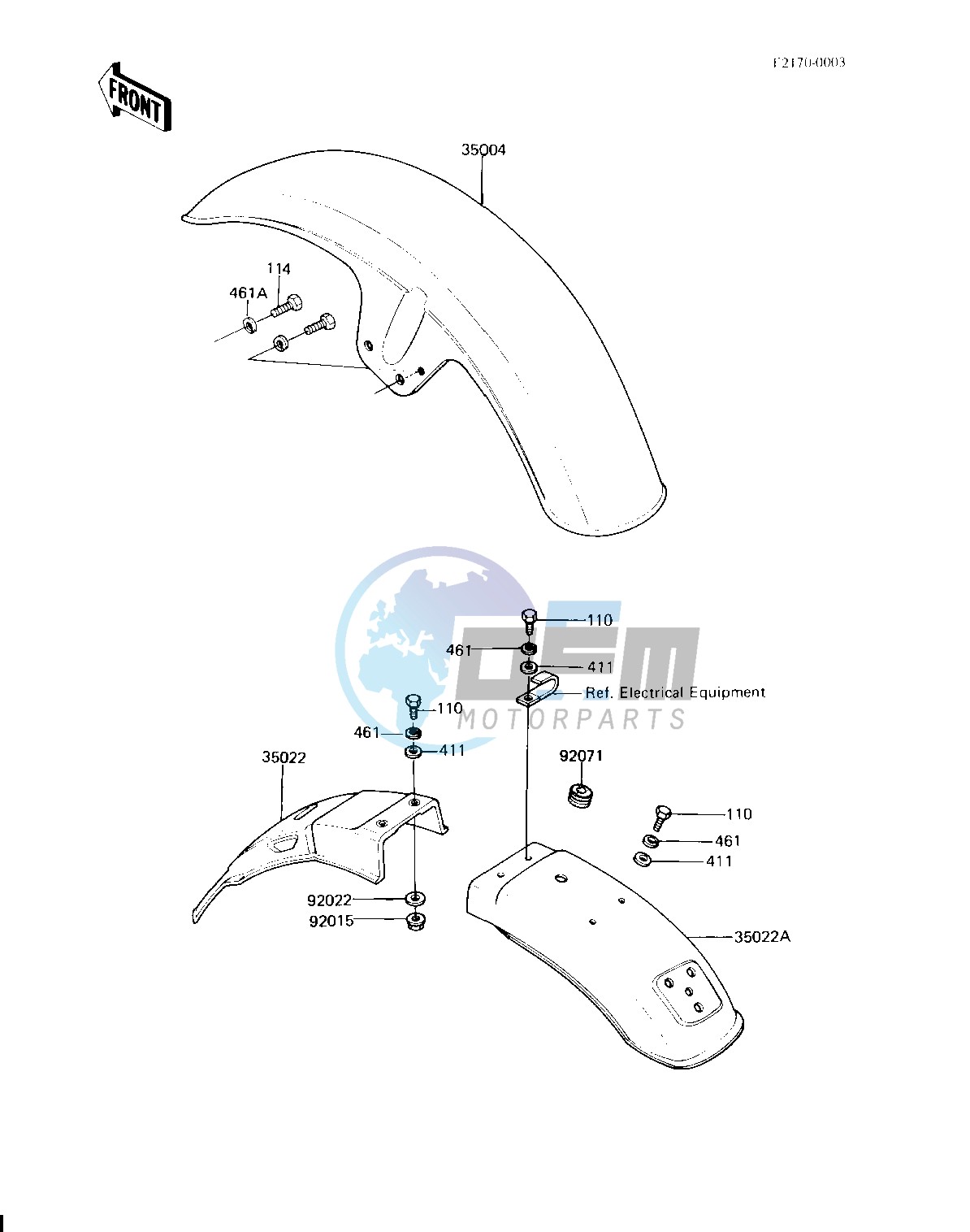 FENDERS -- 81-83 H2_H3_H4- -