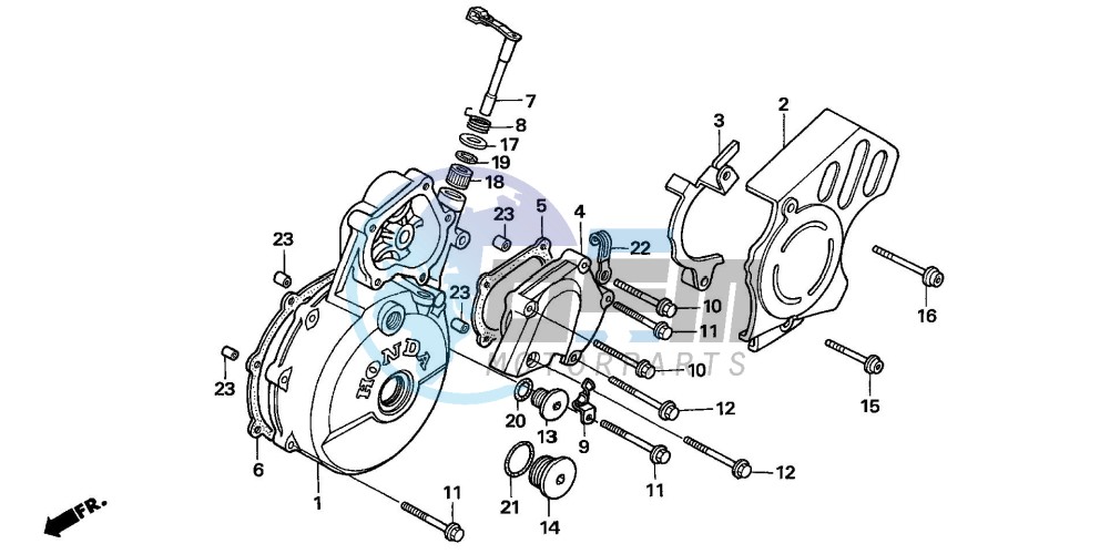 LEFT CRANKCASE COVER