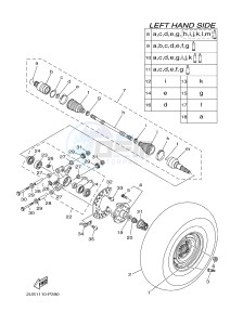 YXC700E VIKING VI EPS (2US5) drawing REAR WHEEL