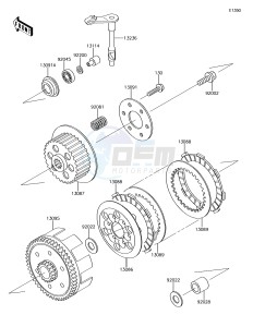 KX65 KX65AHF EU drawing Clutch