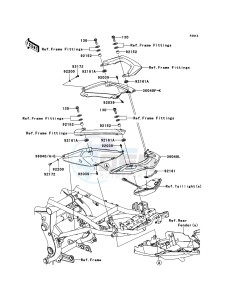 VERSYS_ABS KLE650DEF XX (EU ME A(FRICA) drawing Seat Cover