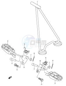 RM-Z450 (E3-E28) drawing FOOTREST