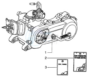 NRG 50 MC3 DT drawing Engine