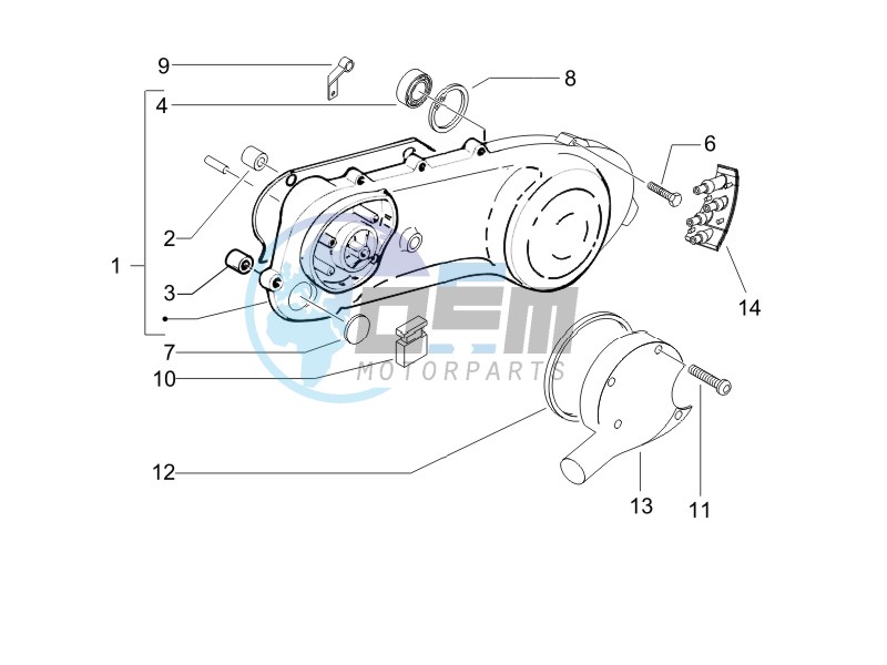 Crankcase cover - Crankcase cooling