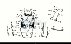 JET 14 50 (XC05W2-EU) (E5) (M1) drawing FLOOR PANEL - CENTER COVER