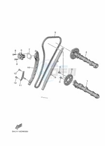 YXE1000EWS YX10ERPSP (B4ML) drawing CAMSHAFT & CHAIN