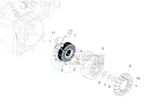 Medley 150 4T ie ABS (APAC) drawing Flywheel magneto