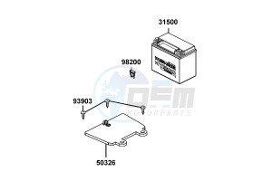 G-DINK 50 Netherlands drawing Battery