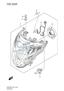 GSR750Z EU drawing HEADLAMP