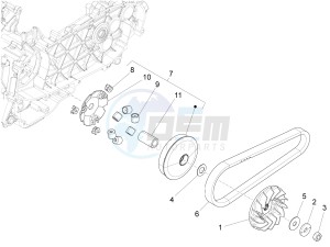 S 150 4T 3V ie Vietnam drawing Driving pulley