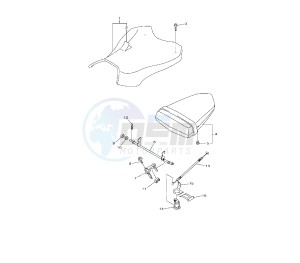 YZF R6 50TH 600 drawing SEAT