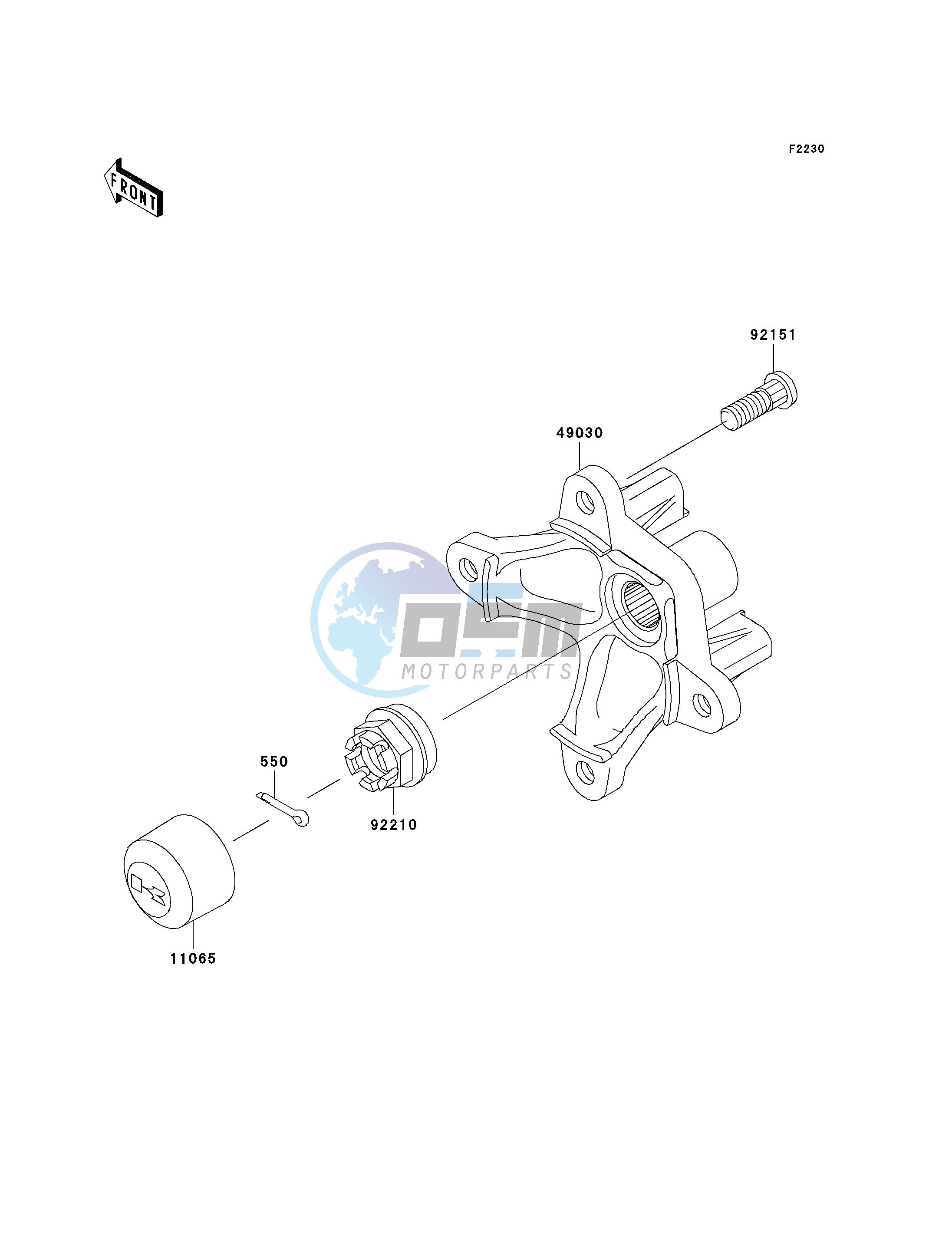 FRONT HUB