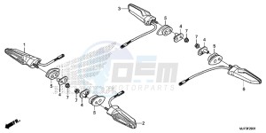 CRF1000AG CRF1000 - Africa Twin - ABS Europe Direct - (ED) drawing WINKER (CRF1000A/CRF1000D)