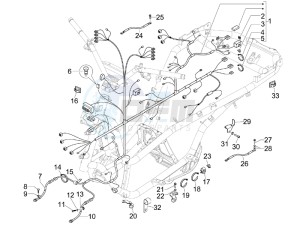 MP3 400 ie lt Touring drawing Main cable harness