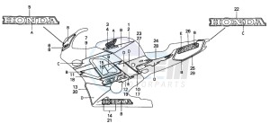 CBR600F3 drawing STRIPE (CBR600F2R)