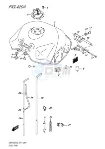 GSR750Z ABS EU drawing FUEL TANK