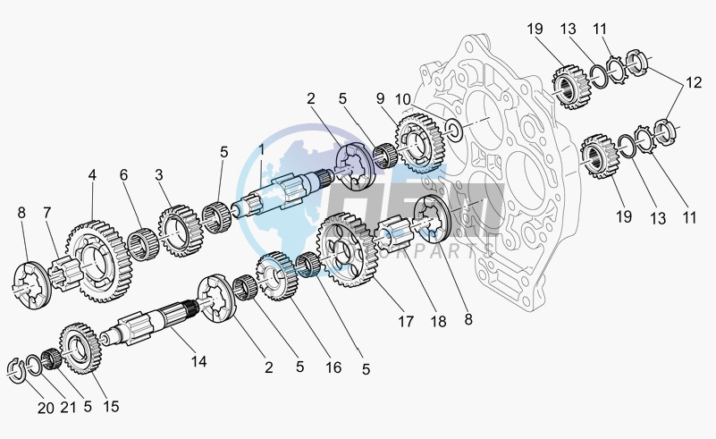 Driven shaft