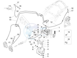 California 1400 Touring ABS 1380 drawing ABS Brake system