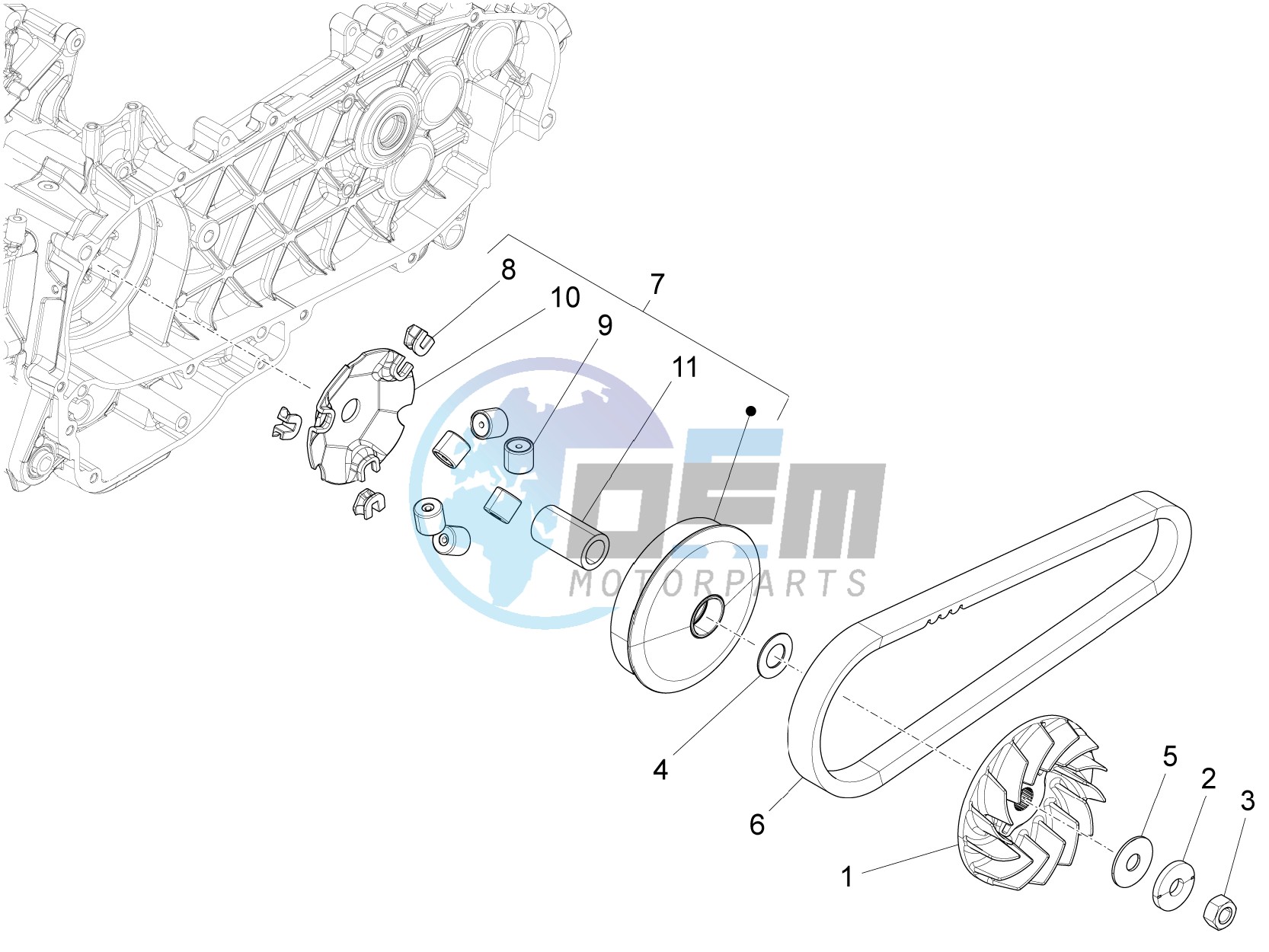 Driving pulley