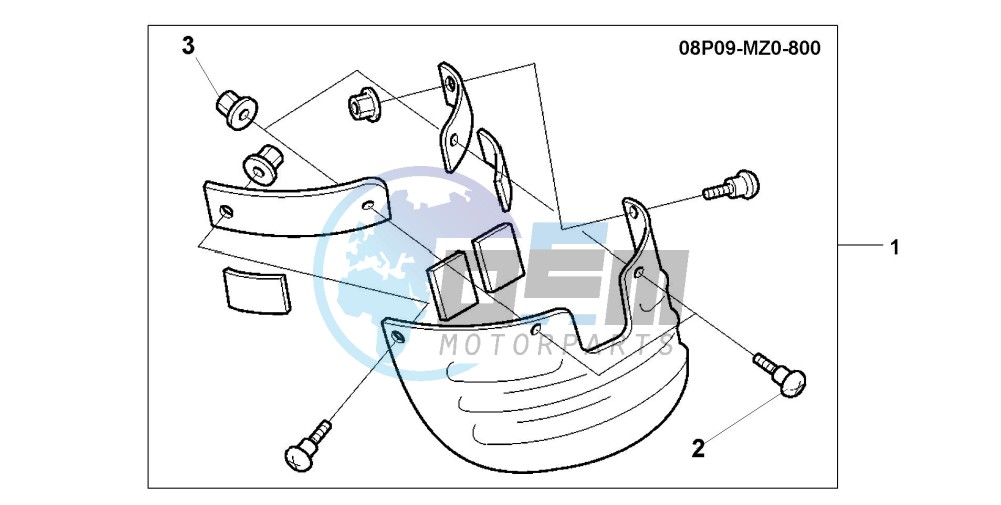 RR,MUDGUARD EXTENSIO