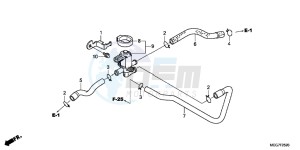 VT750CSC drawing AIR INJECTION CONTROL VALVE (VT750C2B/ C2S/ CS/ C/ CA)