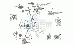 Strada 1000 drawing Rh front brake system