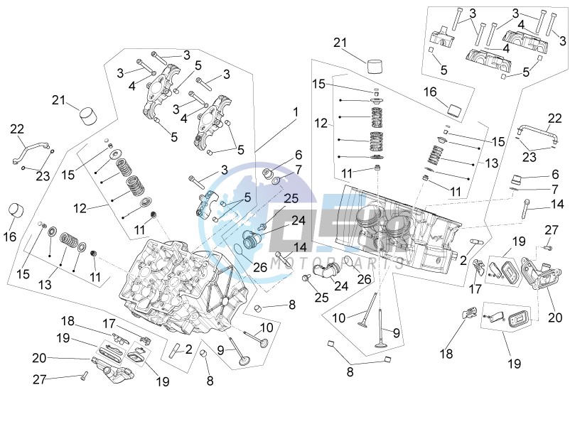 Cylinder head - valves