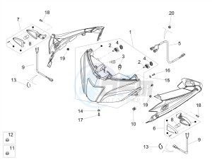 RS 50 RS4 50 2T E4 (APAC, EMEA) drawing Front lights