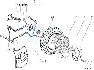 Runner VX 125 drawing Rear Wheel