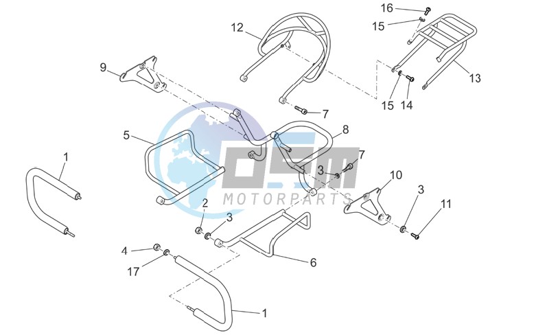 Luggage rack-Cases bracket