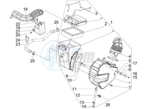 GP 800 drawing Air filter