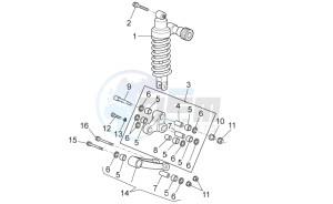 Stelvio 1200 - NTX - ABS 1200 drawing Connecting rod - rear shock abs.