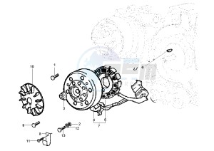 Liberty RST 200 drawing Flywheel magneto