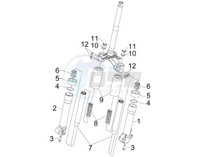 Liberty 50 2t moc drawing Fork components (Escorts)