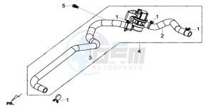 GTS 125I EURO4 SPORT L7 drawing AIRFILTER UNIT