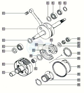 A35_J3-J5 50 J3-J5 drawing Crankshaft-cluth