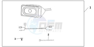 NT700VAA Europe Direct - (ED / ABS) drawing FRONT SPEAKER SET