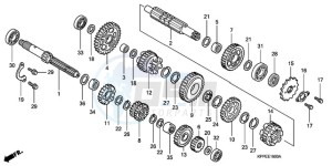 CBR125RW9 Germany - (G) drawing TRANSMISSION