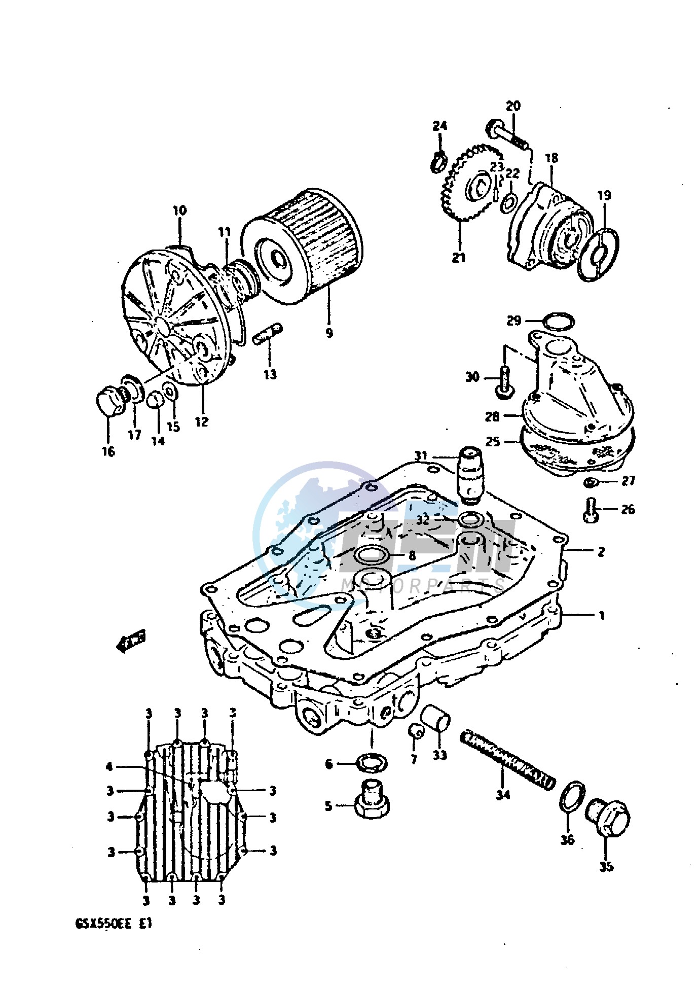 OIL PUMP - OIL FILTER