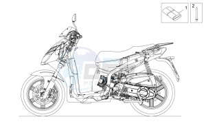 Sport City Street 300 4t 4v e3 drawing Plate set and decal