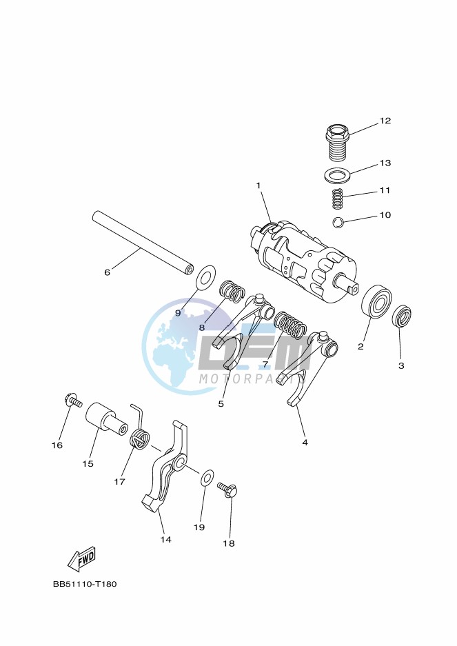 SHIFT CAM & FORK