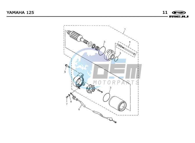 START ENGINE  Yamaha 125 4T EURO2