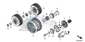 VFR1200XDE CrossTourer - VFR1200X Dual Clutch 2ED - (2ED) drawing CLUTCH (VFR1200XD/XDA/XDL/XDS)